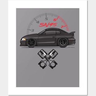 Black SN95 Posters and Art